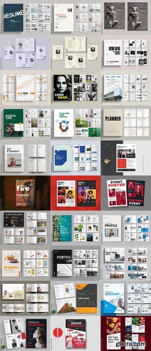 30 Indesign Templates Bundle 52 by Adobestock