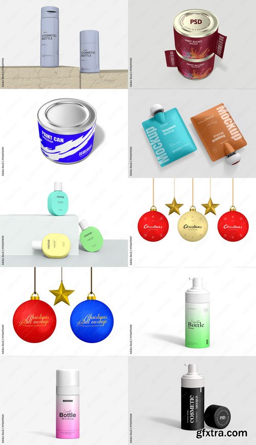 10 Mockup Templates Bundle 11 by Adobestock