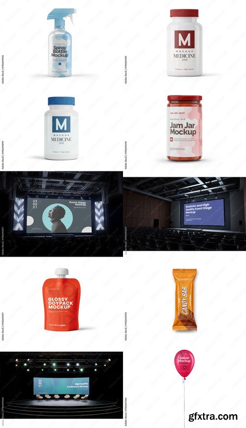 10 Mockup Templates Bundle 12 by Adobestock