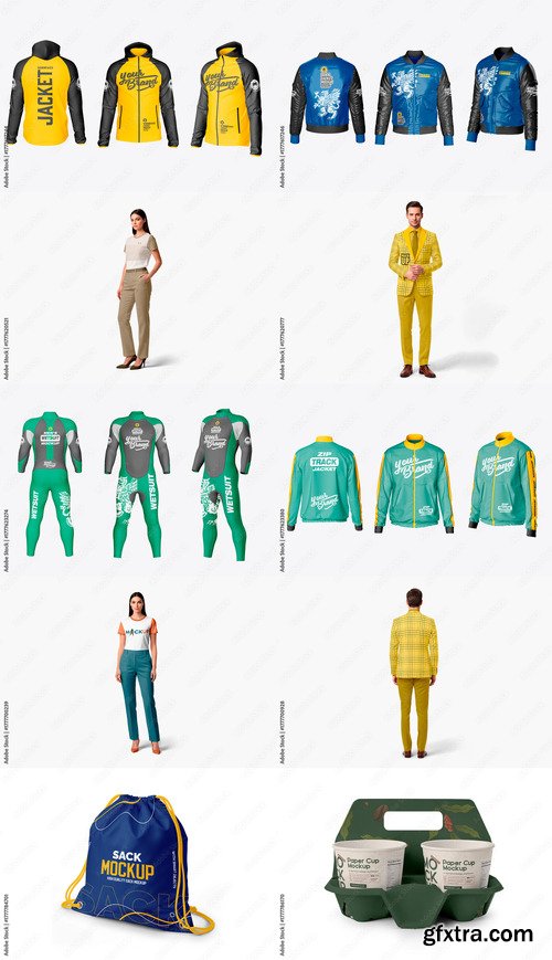 10 Mockup Templates Bundle 14 by Adobestock