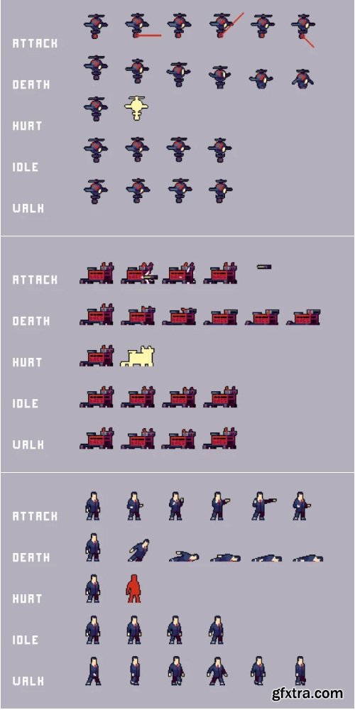 Craftpix - Business Enemies Pixel Art