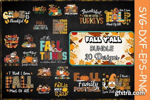 CreativeFabrica - Fall Y\'all SVG Bundle