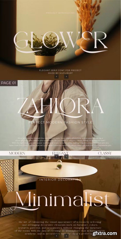 Glower - Elegant Serif Font