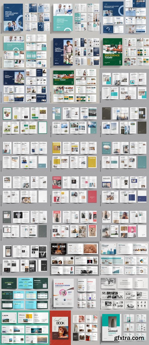 30 Indesign Templates Bundle 54 by Adobestock