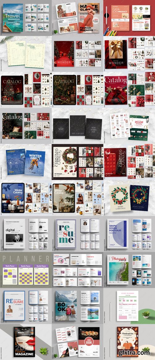 30 Indesign Templates Bundle 55 by Adobestock