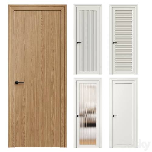 '3dsky Pro - Modern single door - Interior door 189'