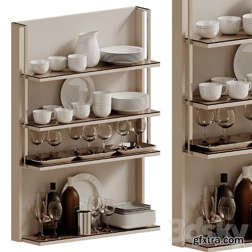 3dsky Pro - Decorative set of dishes for the kitchen