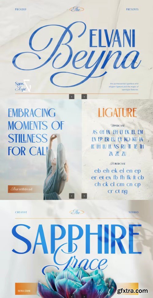 Creativemarket - Beyna Elvani - Elegant Sans & Script