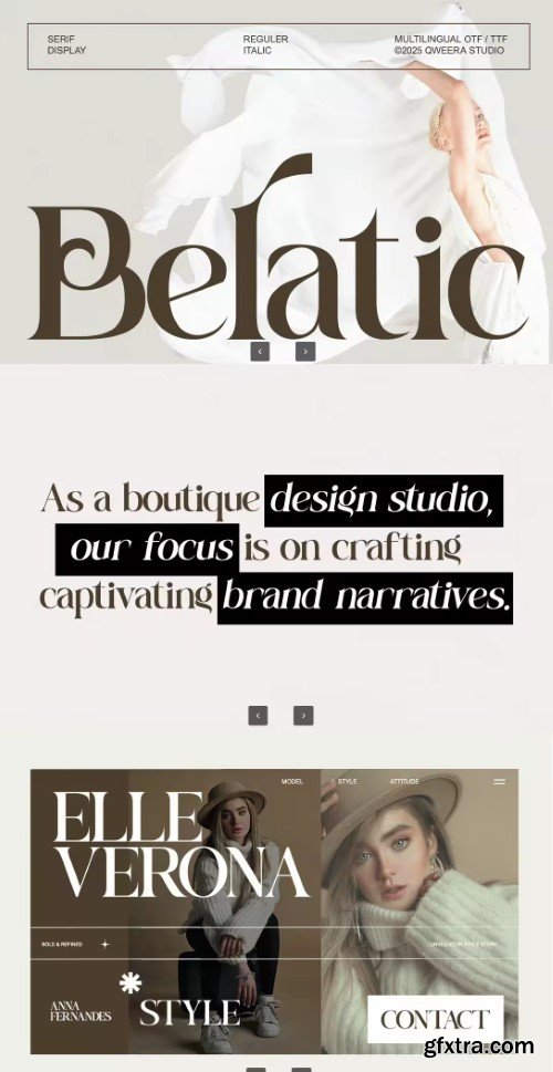 Creativemarket - Belatic - Modern Elegant Display Logo Font