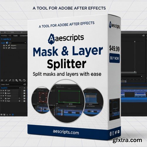 Aescripts - Mask & Layer Splitter v1.2.1