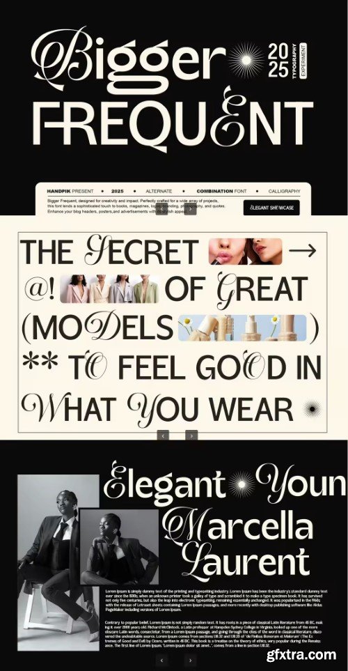 Bigger Frequent Font