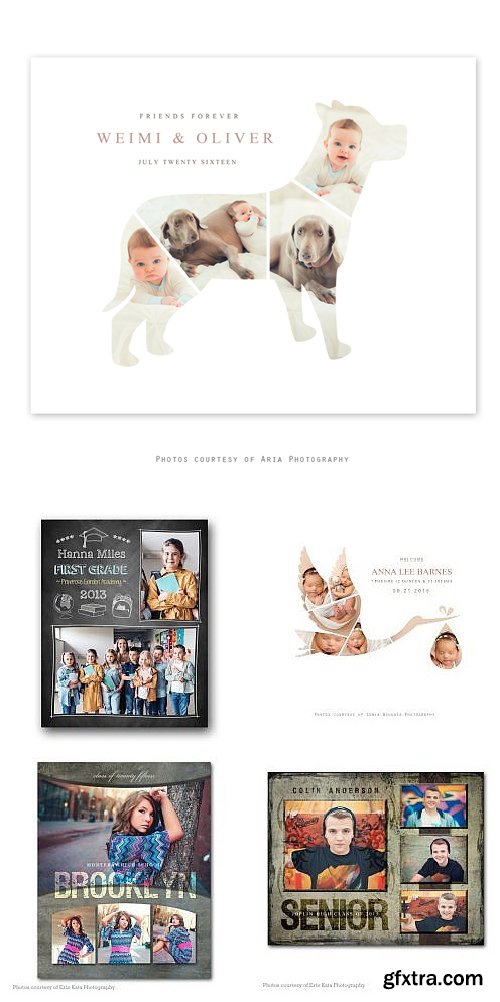 Squijoo - Collages & Boards - 8x10 12xPSDs