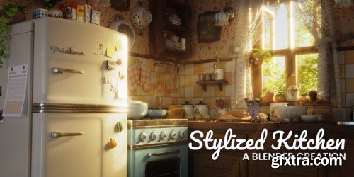 Superhivemarket -  Stylized Kitchen Course : A Complete Guide To Create Beautiful 3D Scenes In Blender