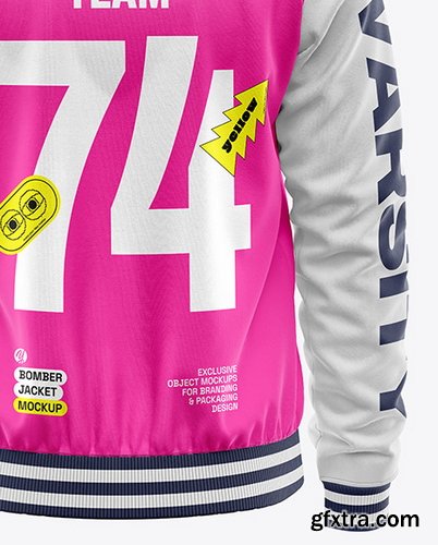 YellowImages - Women\'s Raglan Bomber Jacket Mockup - 119797