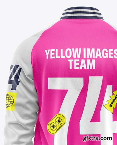 YellowImages - Women\'s Raglan Bomber Jacket Mockup - 119797