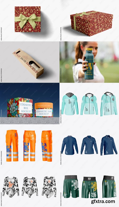 10 Mockup Templates Bundle 23 by Adobestock