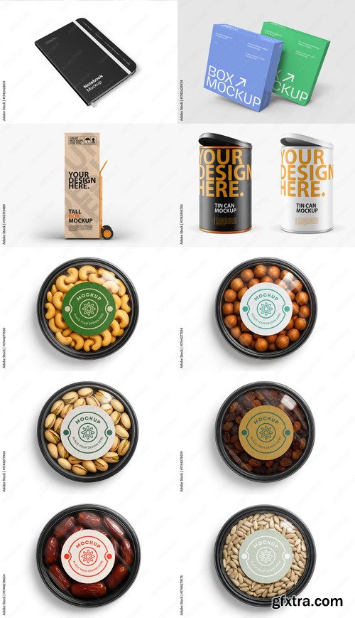 10 Mockup Templates Bundle 27 by Adobestock