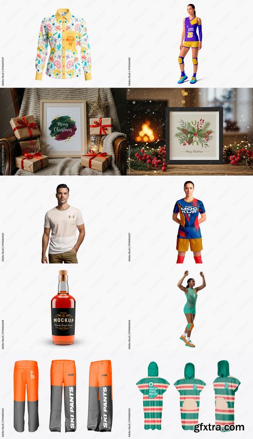 10 Mockup Templates Bundle 29 by Adobestock