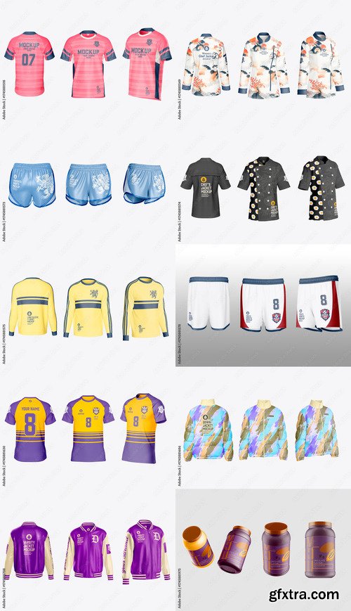 10 Mockup Templates Bundle 30 by Adobestock