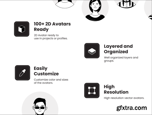 UI8 - Novatars 2D Avatars