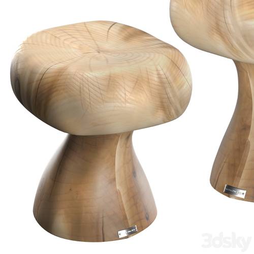 '3dsky Pro - Sieben Riva 1920 Stool Contract Cedar'