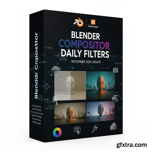 Gumroad - Blender Compositor Daily Filters - November 2025 Update