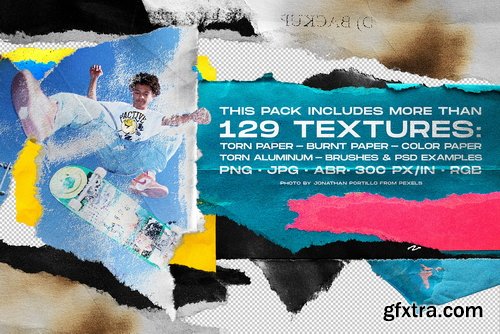 Creativemarket - Ripped Paper Textures for Photoshop - 91583910