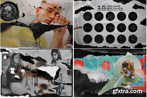 Creativemarket - Ripped Paper Textures for Photoshop - 91583910