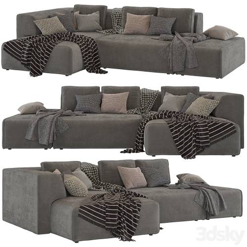 '3dsky Pro - Corner sofa Industrial Loft'