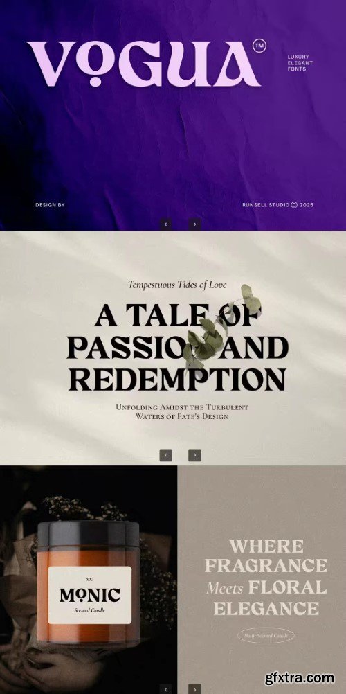 Vogua - Elegant Corporate Logo Font