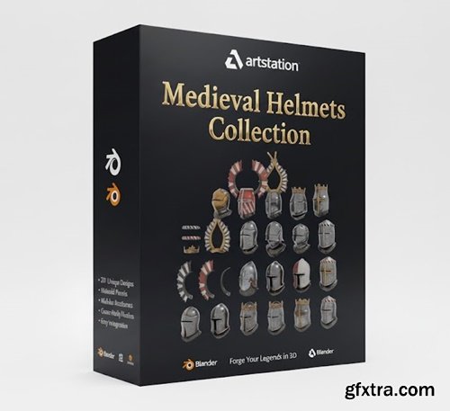 Artstation - Medieval Helmets Collection