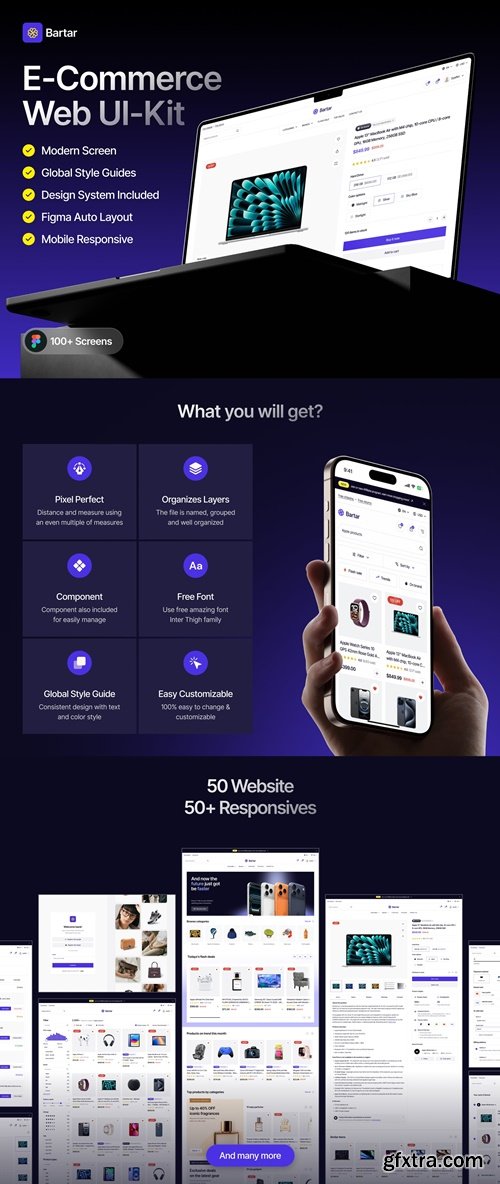 Bartar - E-Commerce Web UI Kit