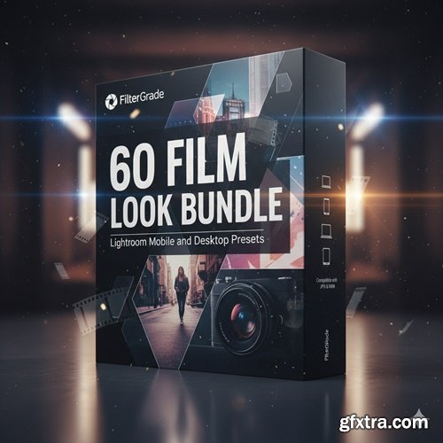 FilterGrade - 60 FILM LOOK BUNDLE Lightroom Mobile and Desktop Presets
