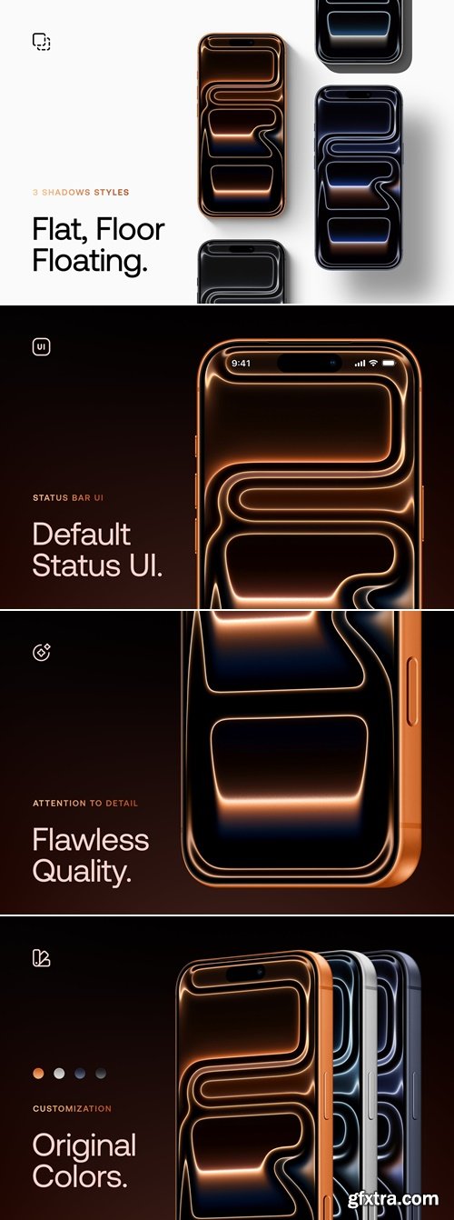 Asylab - iPhone 17 Pro - 24 Mockups Scenes