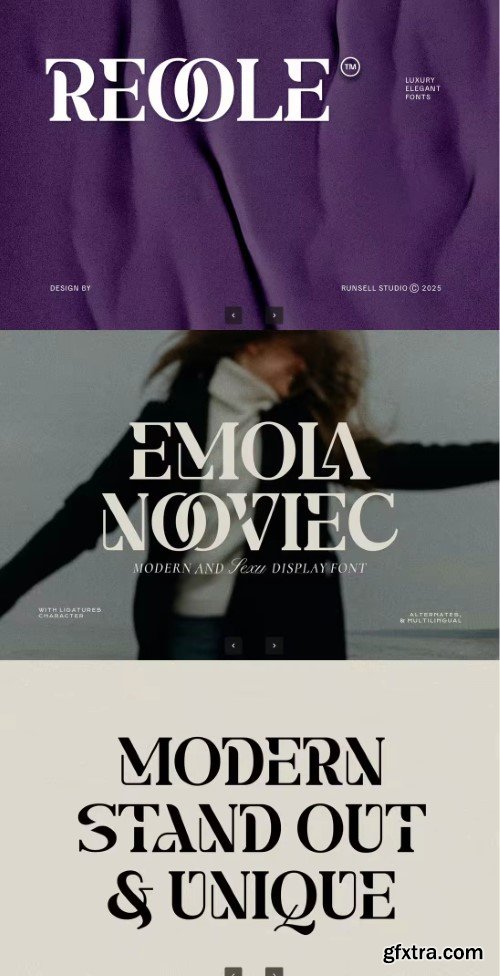 Reoole - Elegant Corporate Logo Font