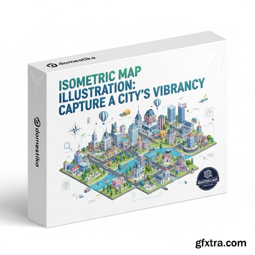 Domestika - Isometric Map Illustration: Capture a City\'s Vibrancy