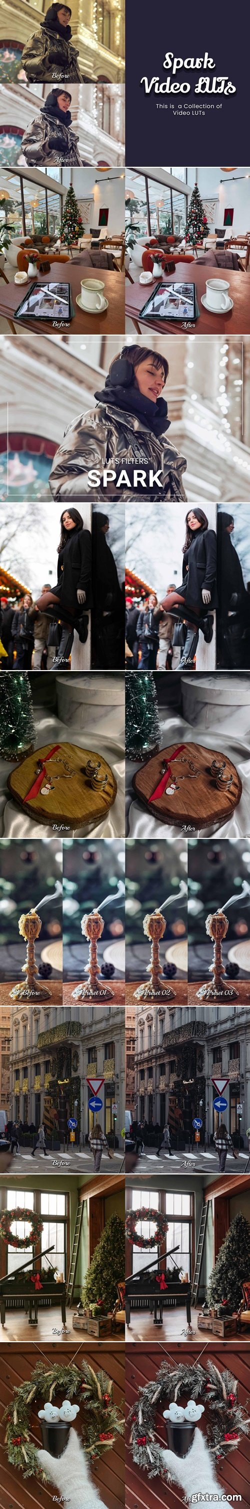 3dMotional - 30 Spark LUT Collection