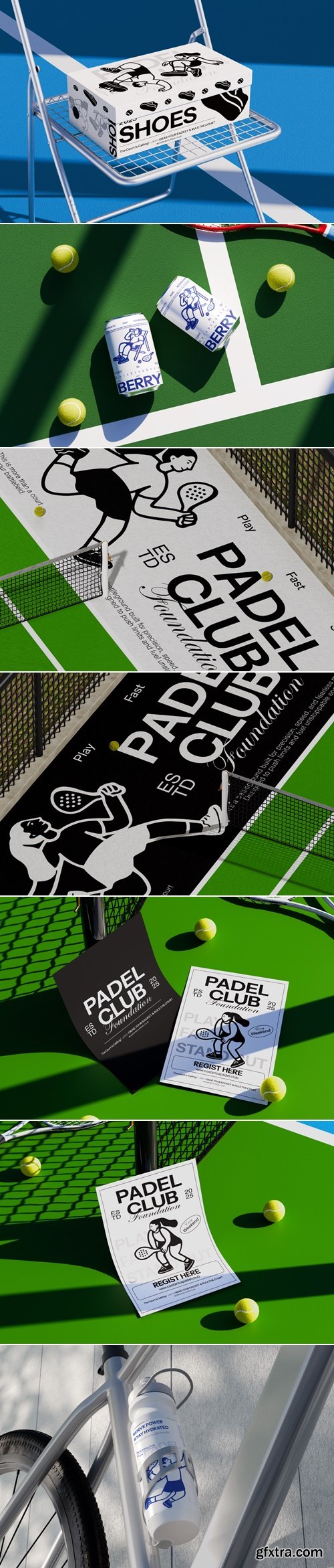 MockupCloud - Paddle Pickleball Sports Merchandise Mockup