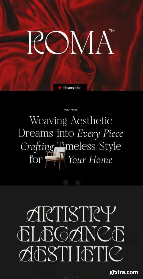 Roma - Elegant Brand Font