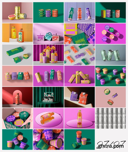 Creatoom - Mockup packaging set - part 2