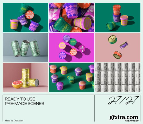 Creatoom - Mockup packaging set - part 2