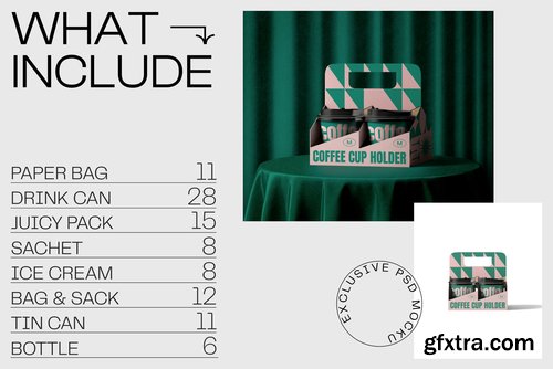 Creatoom - Mockup packaging set - part 2