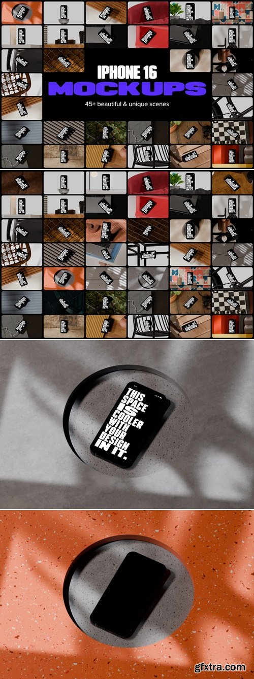 MockupCloud - iPhone 16 Mockups