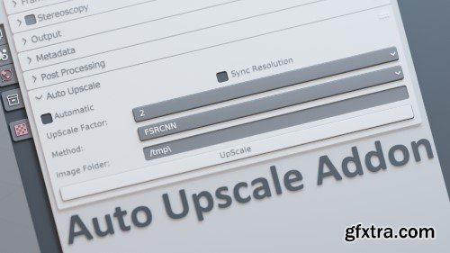 Auto Upscale Addon v0.0.6 for Blender