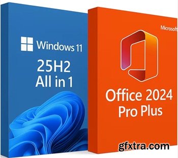 Windows 11 Aio 16in1 25H2 Build 26200.7171 With Office 2024 Pro Plus