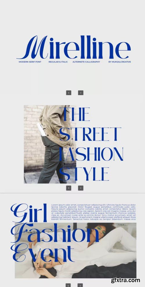 Creativemarket - Mirelline - Elegant Serif Typeface