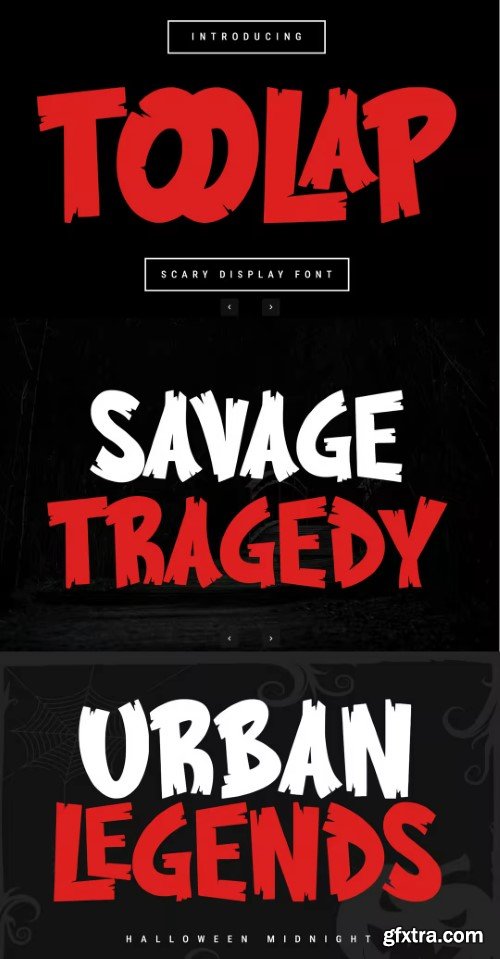 Creativemarket - Toolap Scary Display Font