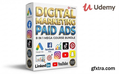 Udemy - Digital Marketing Paid Ads: 8 In 1 Mega Course Bundle