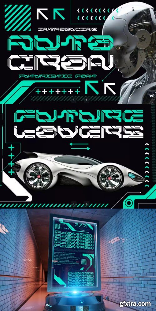 Autocron Futuristic Font