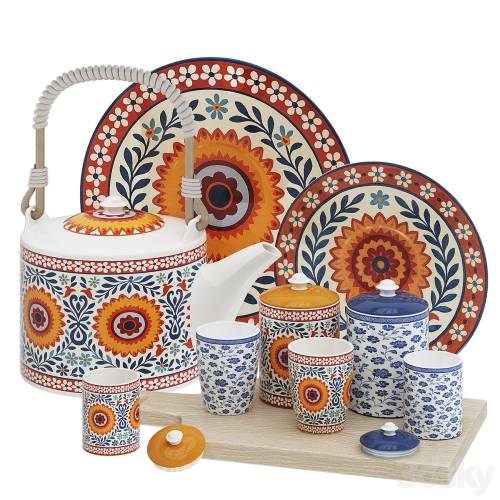 '3dsky Pro - Decorative Tableware Set 02' '3dsky Pro - Decorative Tableware Set 02'